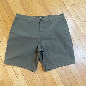 Filson Dry Shelter Cloth Shorts Mens Size 38 Otter Olive Dark Army 20003818 EUC